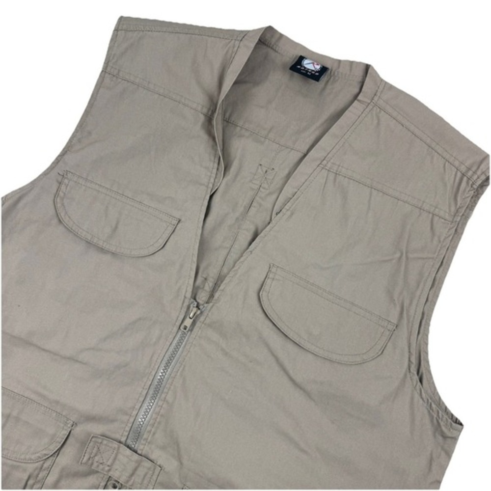 Rothco Utility Vest Mens M Medium Tan/Biege/Khaki CCW Pockets Tactical